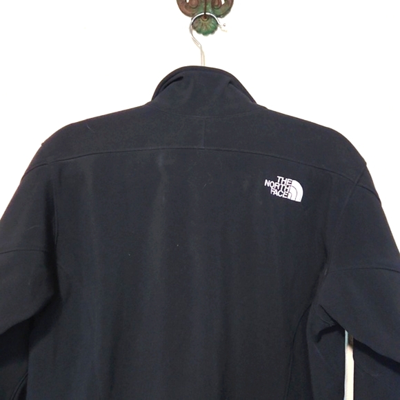 The North Face APEX Bionic Windwall Fleece Lined Softshell Jacket Black Large - Picture 9 of 13